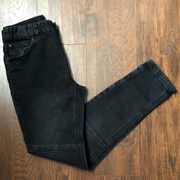 boys black super skinny jeans